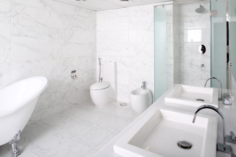 Marble Accented Bathroom
